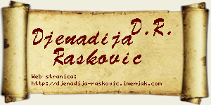 Đenadija Rašković vizit kartica
